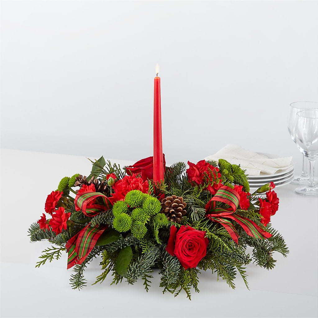 By the Candlelight Centerpiece – Blooms And Gifts, Concord CA
