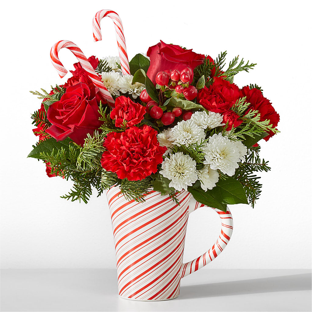Peppermint Swirl Mug – Blooms And Gifts, Concord CA