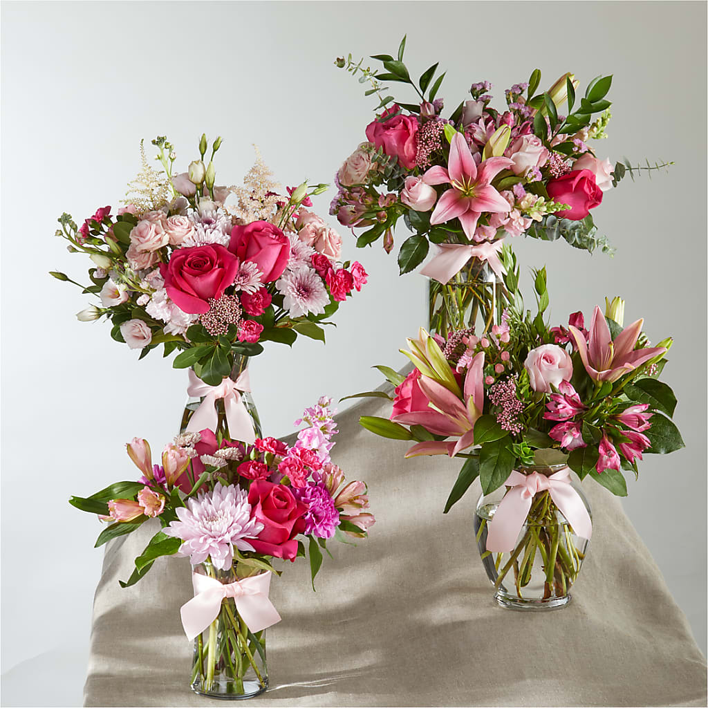 Pink Ribbon - A Florist Original – Blooms And Gifts, Concord CA