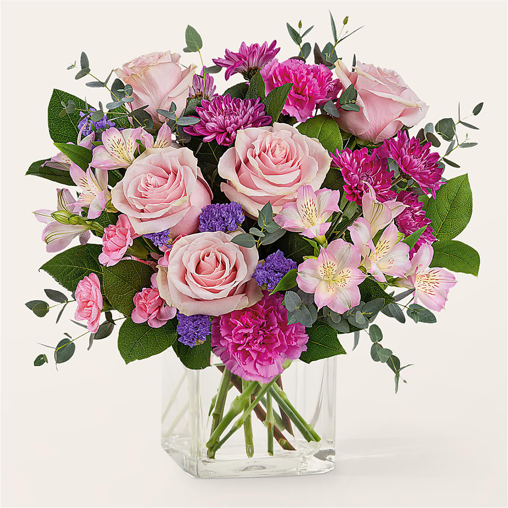 Rosy Radiance Bouquet – Blooms And Gifts, Concord CA