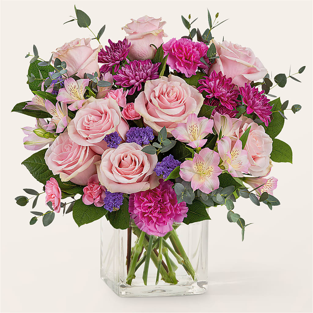 Rosy Radiance Bouquet – Blooms And Gifts, Concord CA