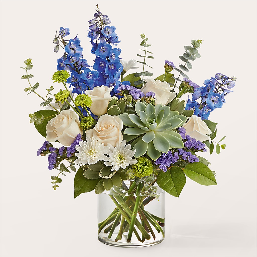 Cerulean Waves Bouquet – Blooms And Gifts, Concord CA