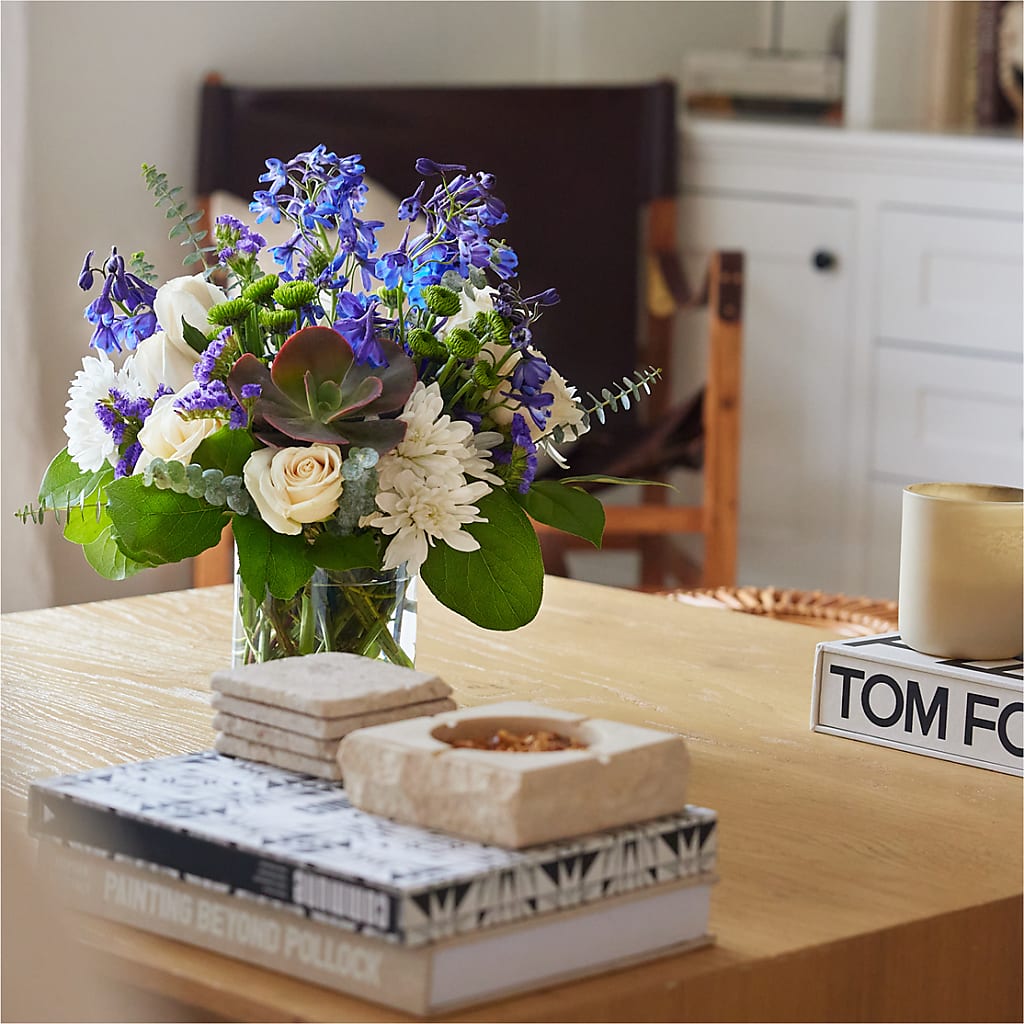 Cerulean Waves Bouquet – Blooms And Gifts, Concord CA
