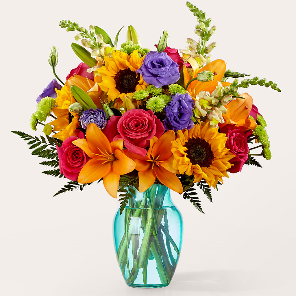 Double Rainbow Bouquet – Blooms And Gifts, Concord CA