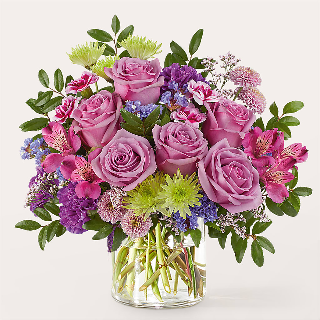 Glass Half Full Bouquet – Blooms And Gifts, Concord CA