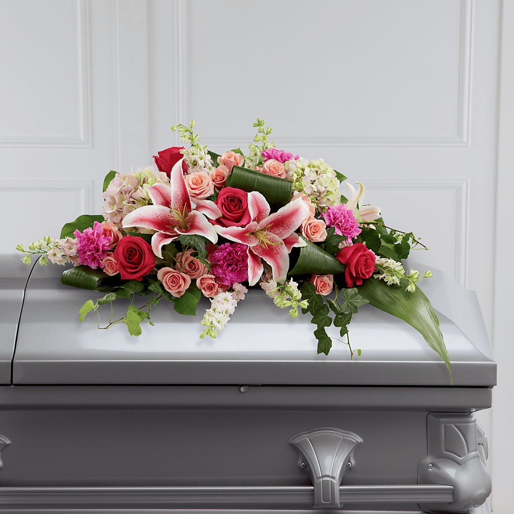 Splendid Grace Casket Spray – Blooms And Gifts, Concord CA