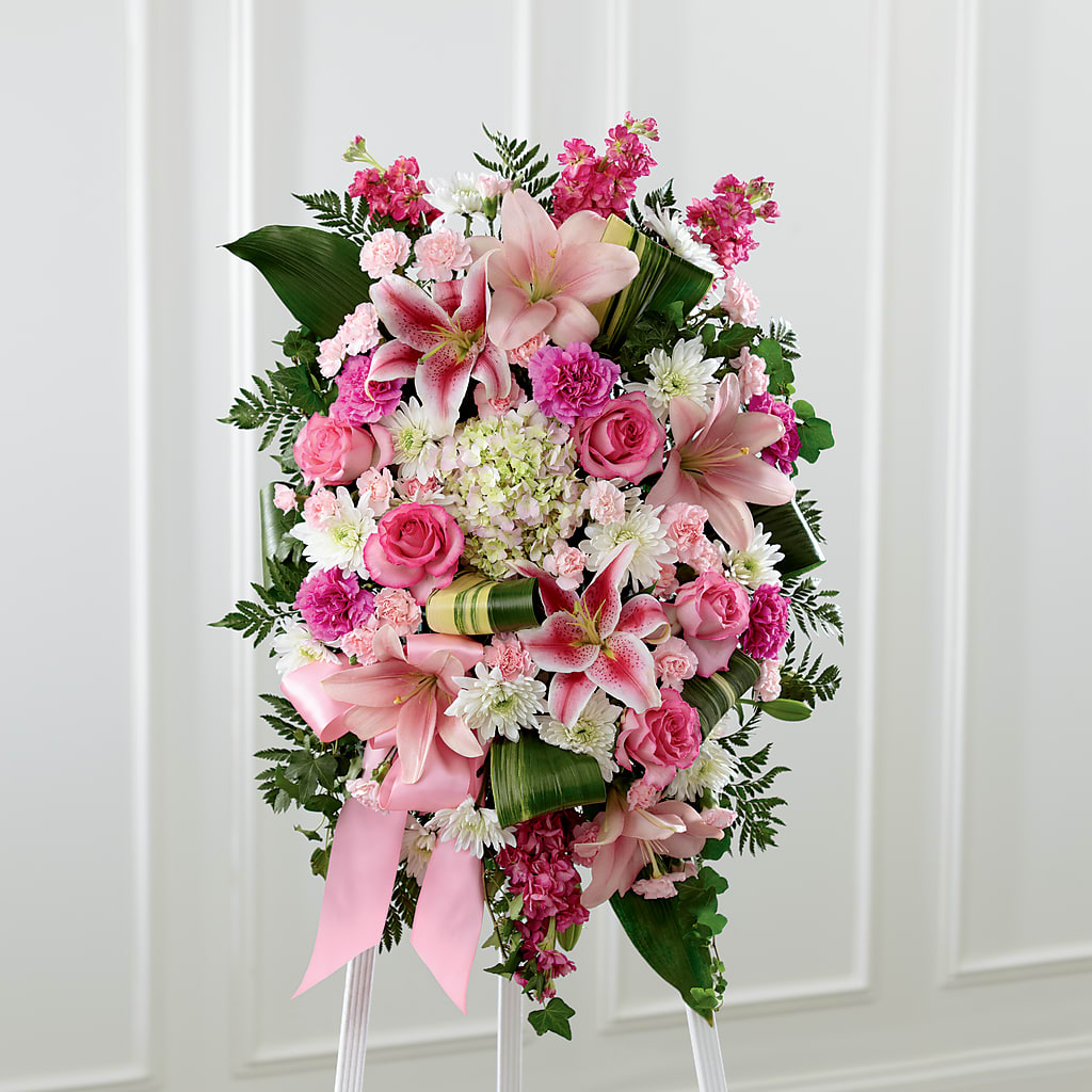 Comforting Standing Spray – Blooms And Gifts, Concord CA