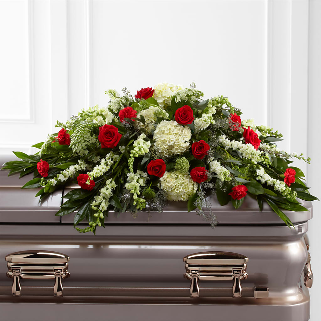 Sincerity Casket Spray – Blooms And Gifts, Concord CA