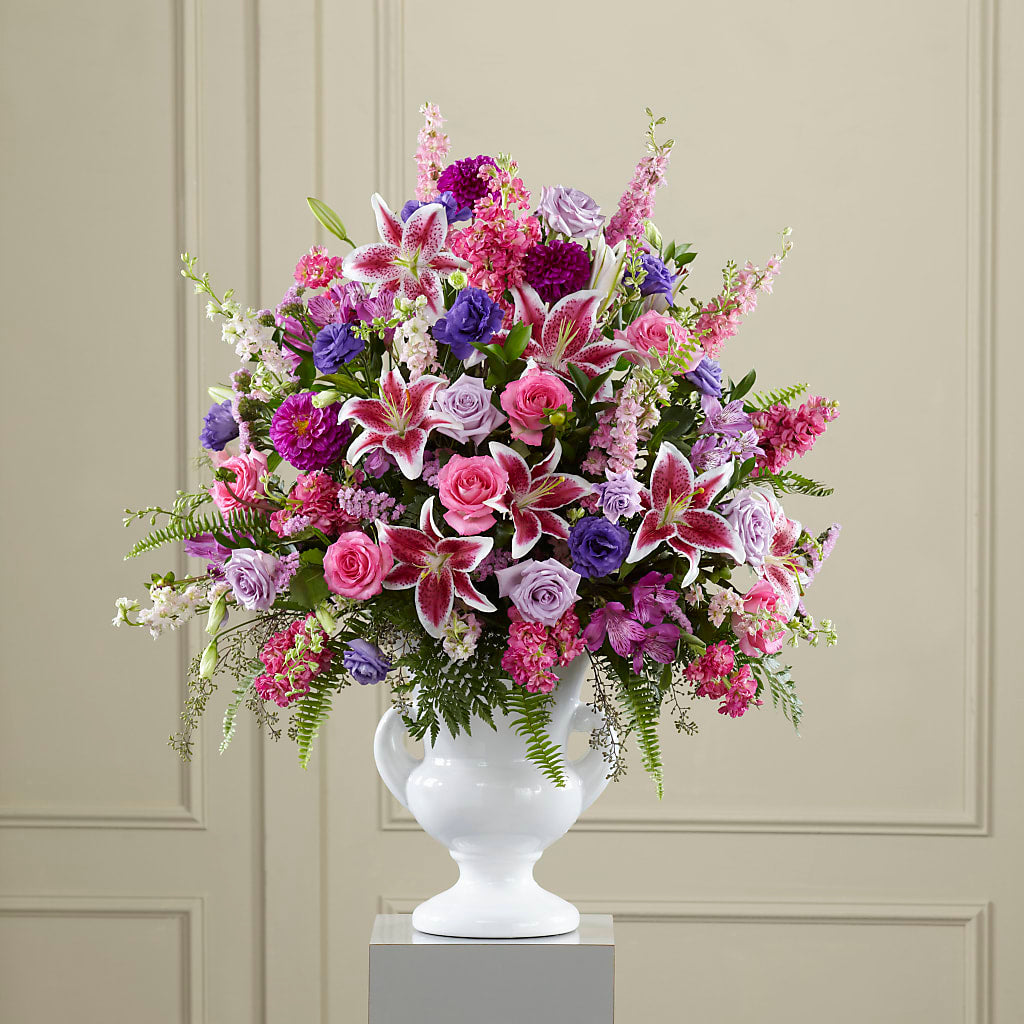 Peaceful Tribute Arrangement – Blooms And Gifts, Concord CA