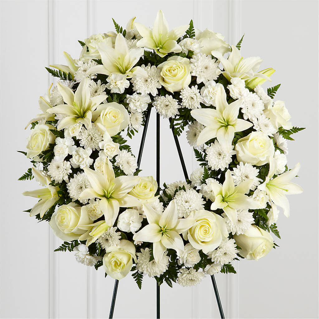 Treasured Tribute Wreath – Blooms And Gifts, Concord CA