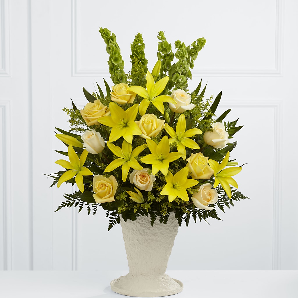 Golden Memories Arrangement – Blooms And Gifts, Concord CA