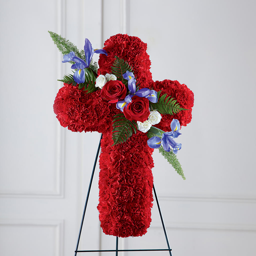Faithful Hero Floral Cross – Blooms And Gifts, Concord CA
