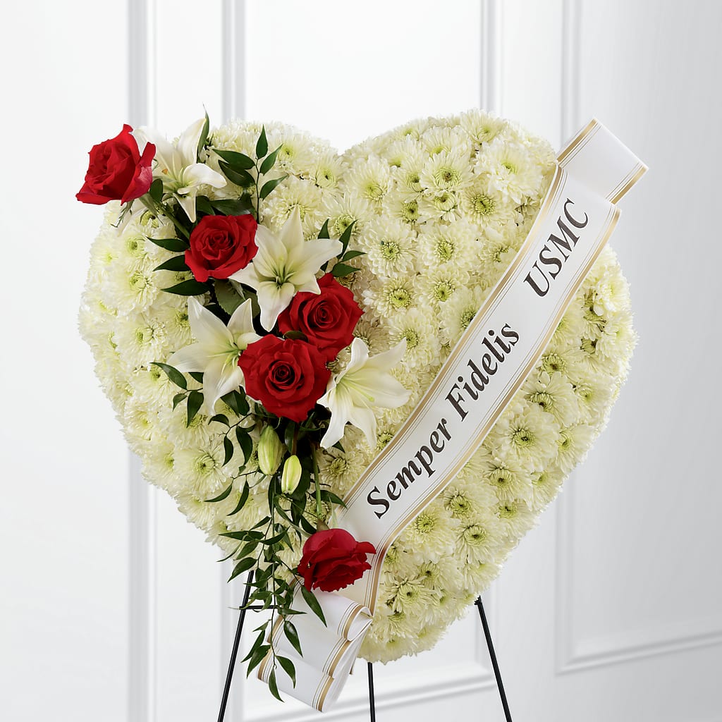 Heartfelt Hero Standing Heart – Blooms And Gifts, Concord CA