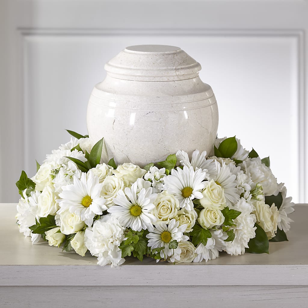 Ivory Gardens Cremation Adornment – Blooms And Gifts, Concord CA