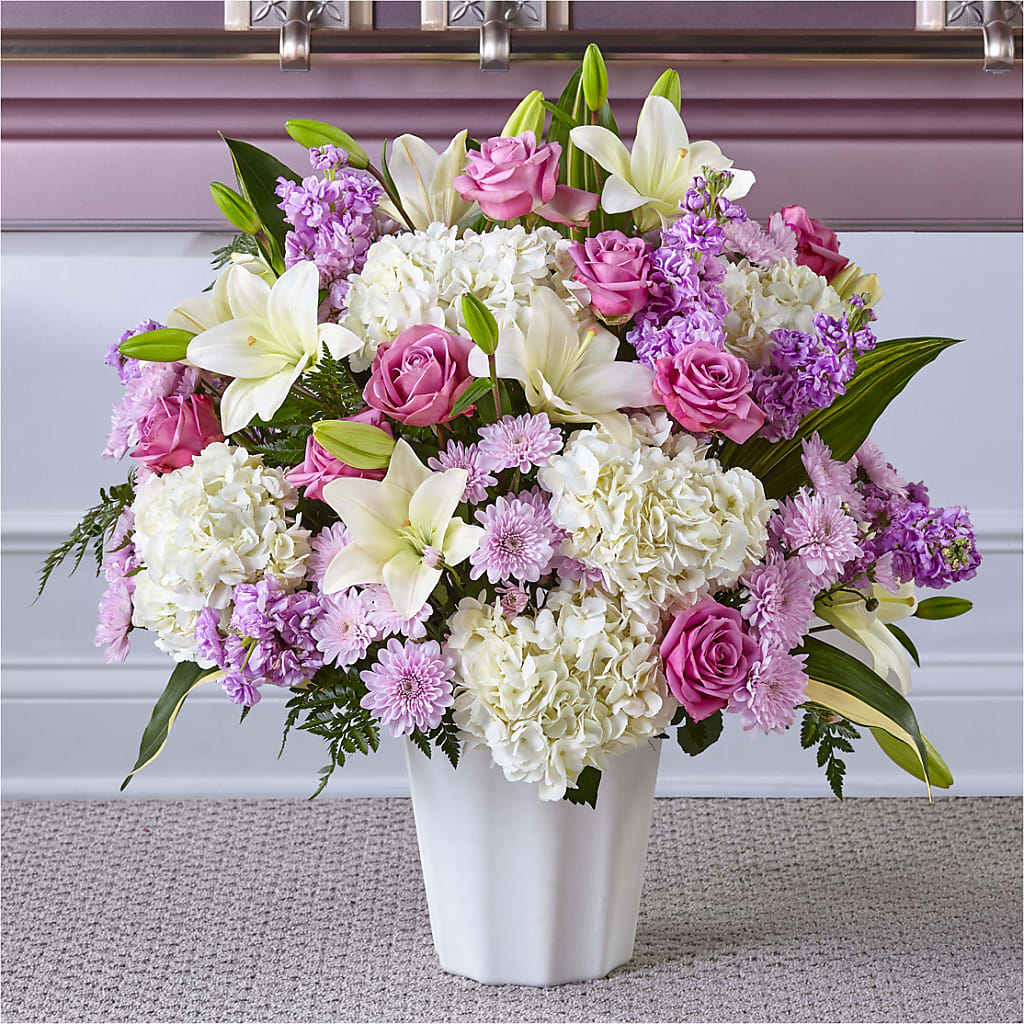 Heaven Sent Floor Basket – Blooms And Gifts, Concord CA