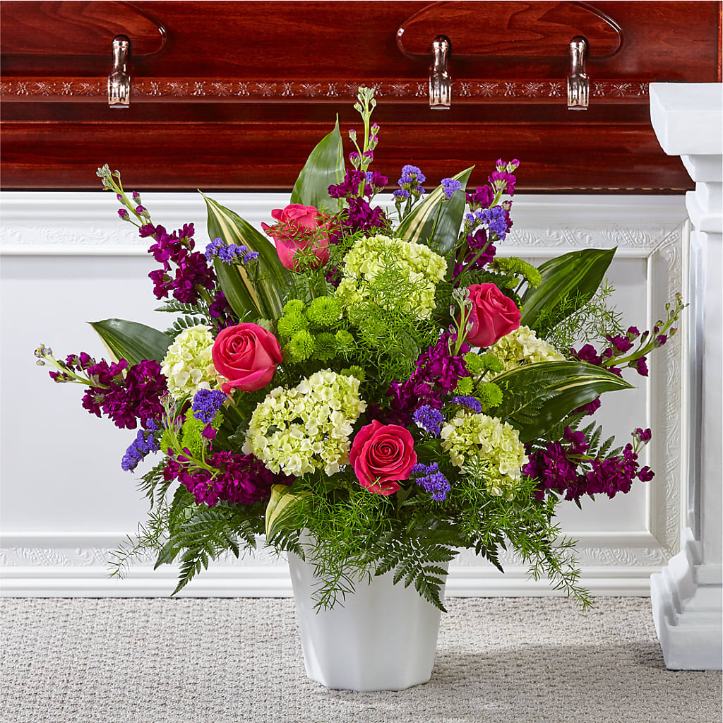 Beautiful Horizons Floor Basket – Blooms And Gifts, Concord CA