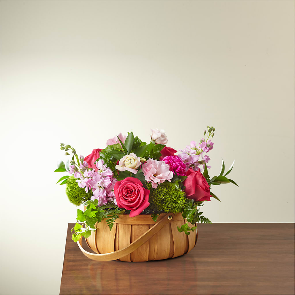Radiance in Bloom Basket – Blooms And Gifts, Concord CA