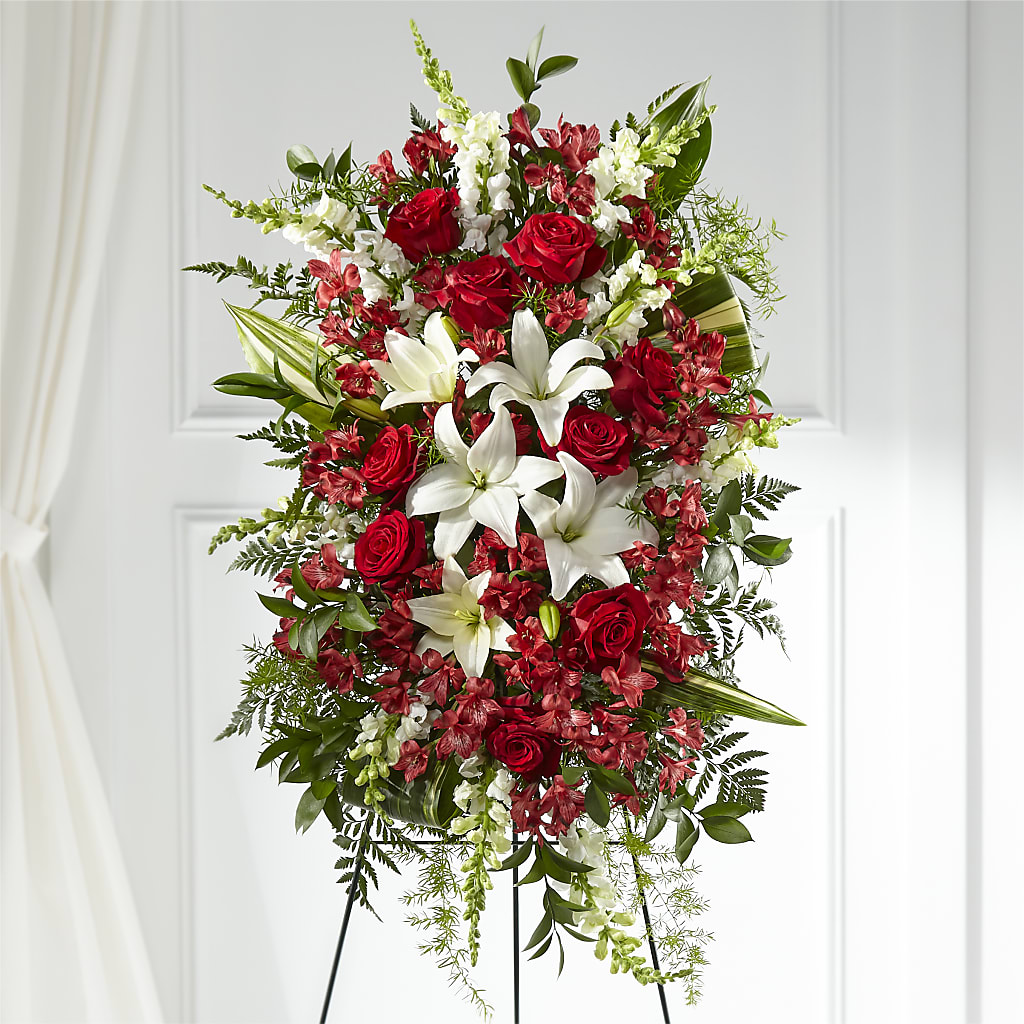 Everlasting Memory Standing Spray – Blooms And Gifts, Concord CA