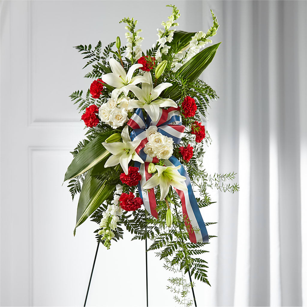 Stars of Life Standing Spray – Blooms And Gifts, Concord CA