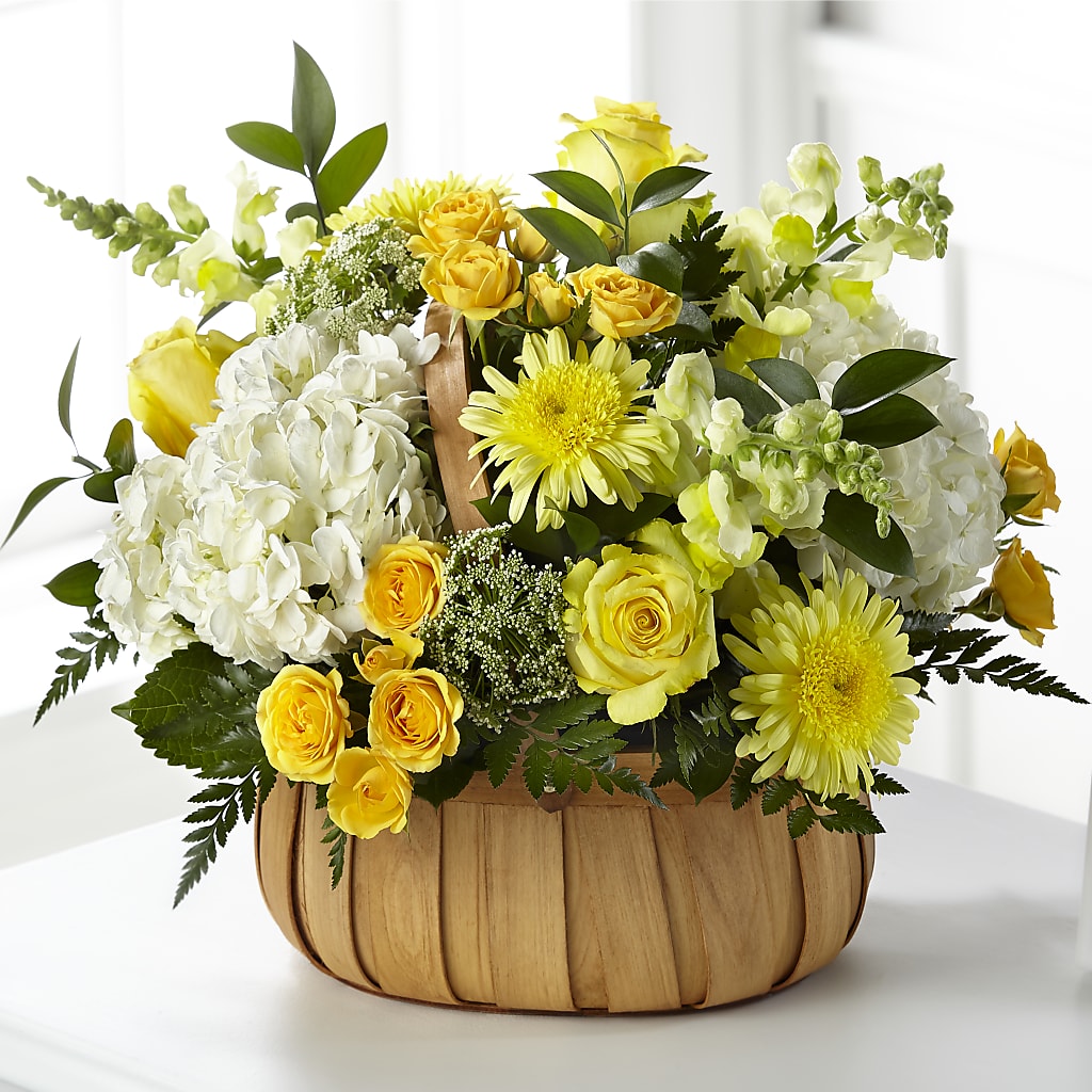 Rustic Remembrance Basket – Blooms And Gifts, Concord CA