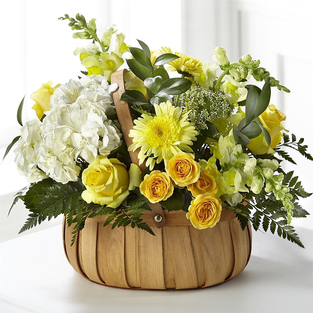 Rustic Remembrance Basket – Blooms And Gifts, Concord CA