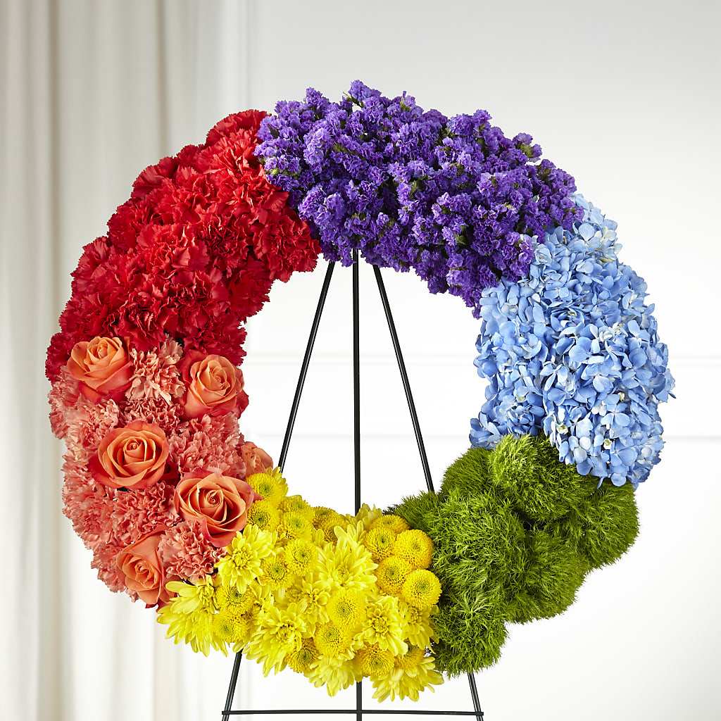 Circle of Love Wreath – Blooms And Gifts, Concord CA
