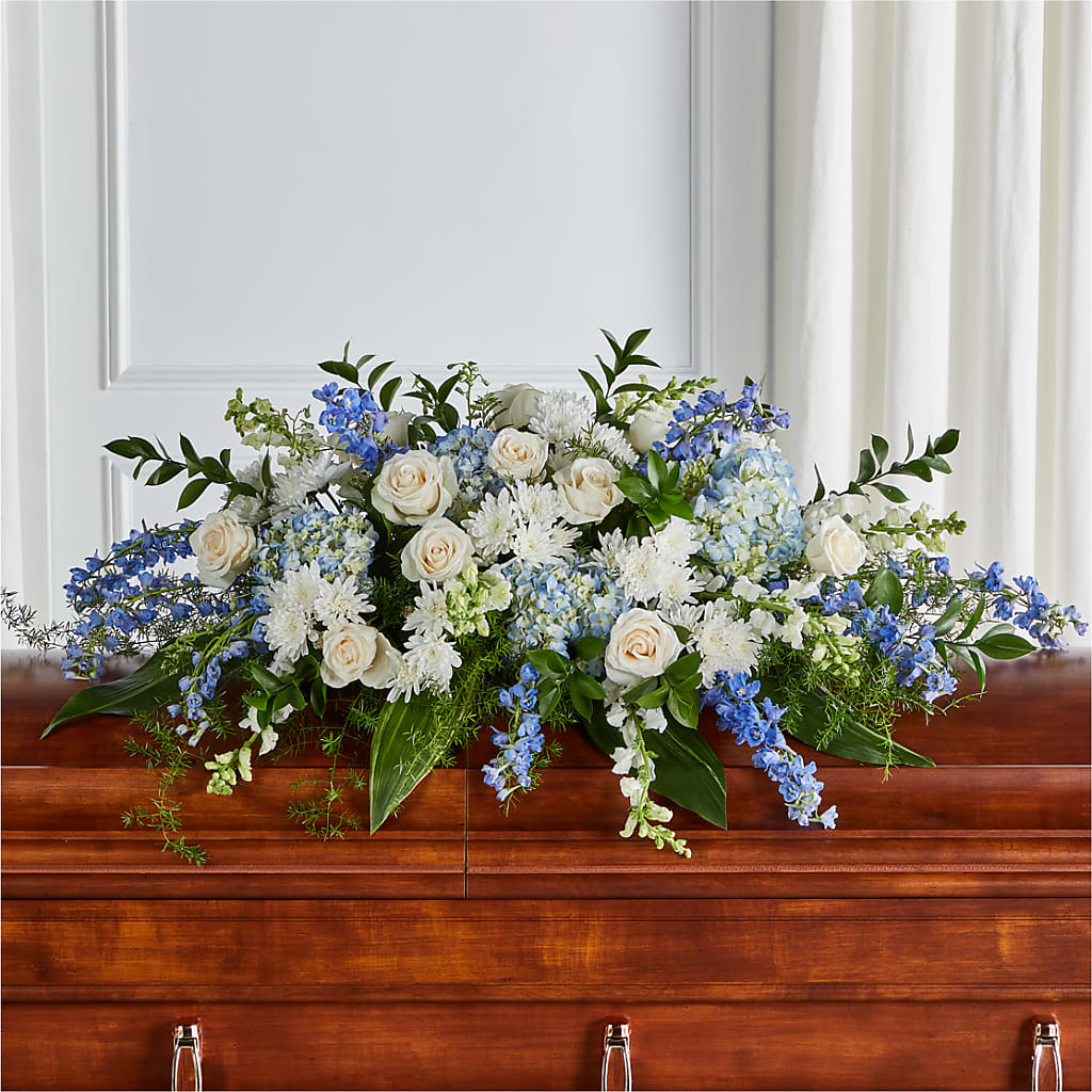 Timeless Essence Casket Spray – Blooms And Gifts, Concord CA