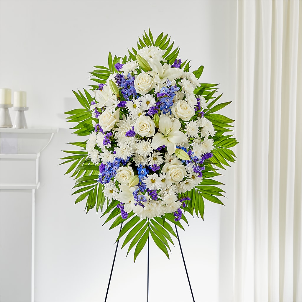 At Rest Standing Spray – Blooms And Gifts, Concord CA