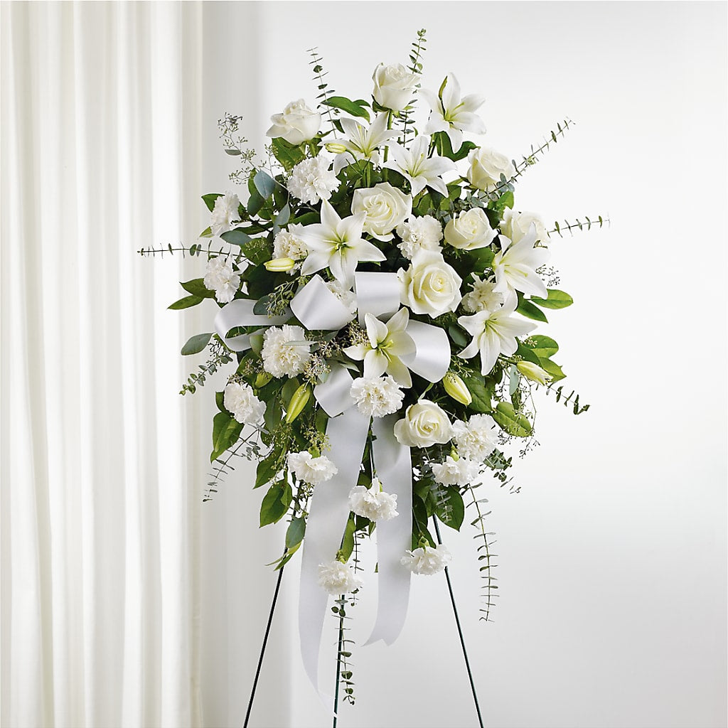 With Care Standing Spray – Blooms And Gifts, Concord CA