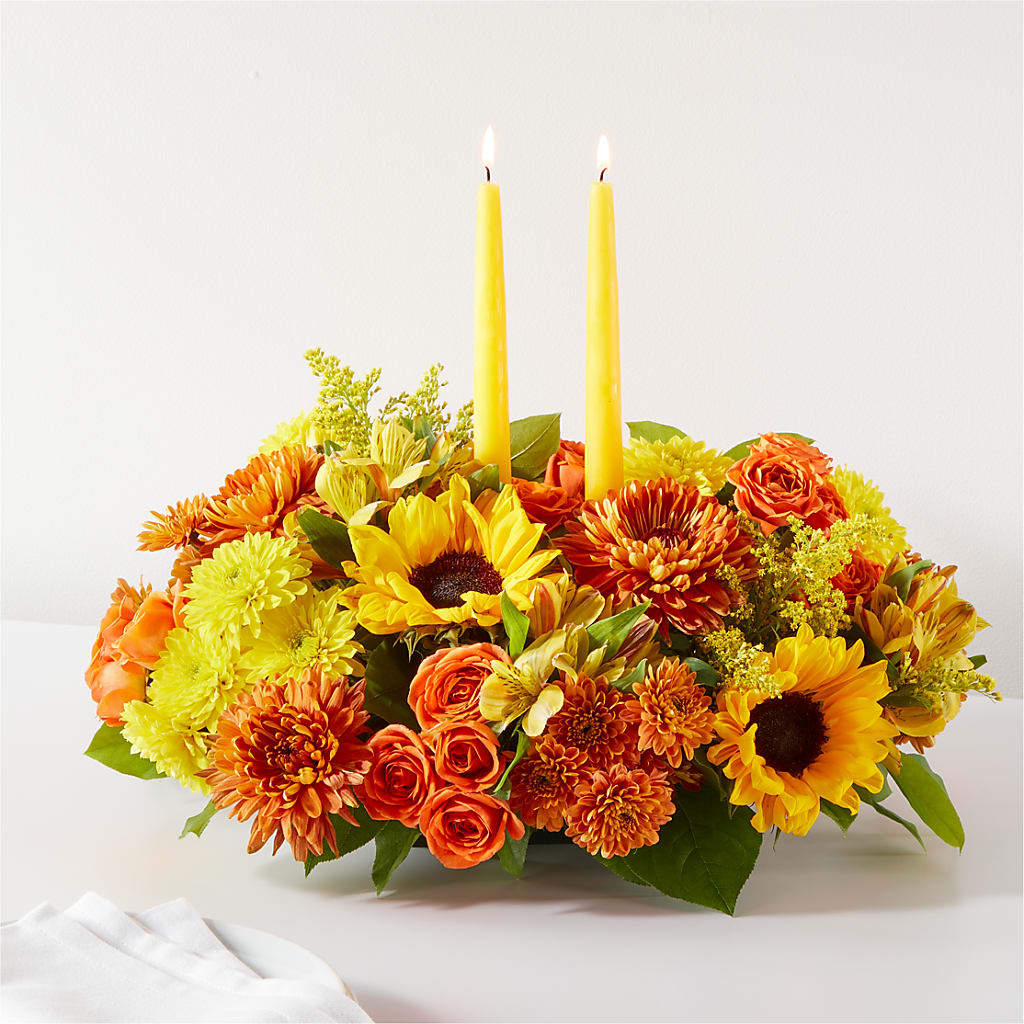 Autumn Harmony Centerpiece – Blooms And Gifts, Concord CA