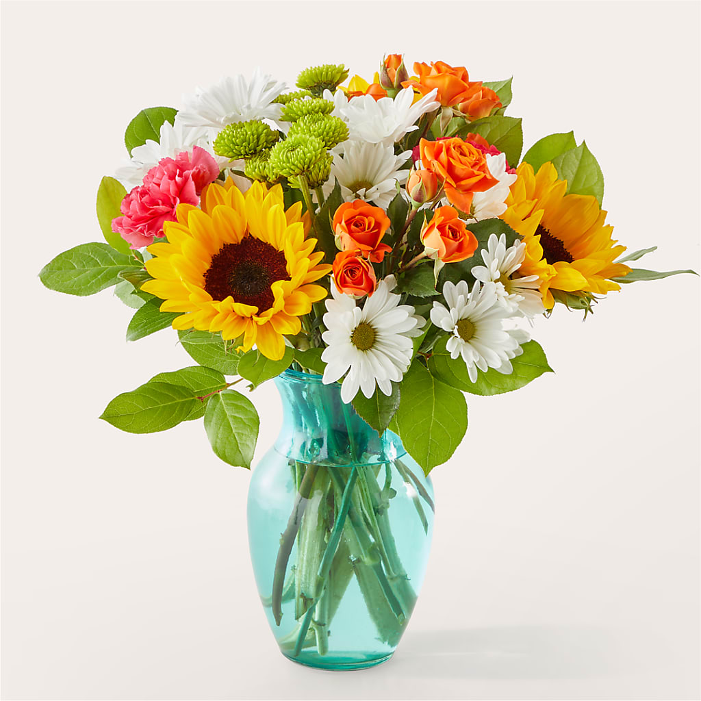 Sun-drenched Blooms Bouquet – Blooms And Gifts, Concord CA