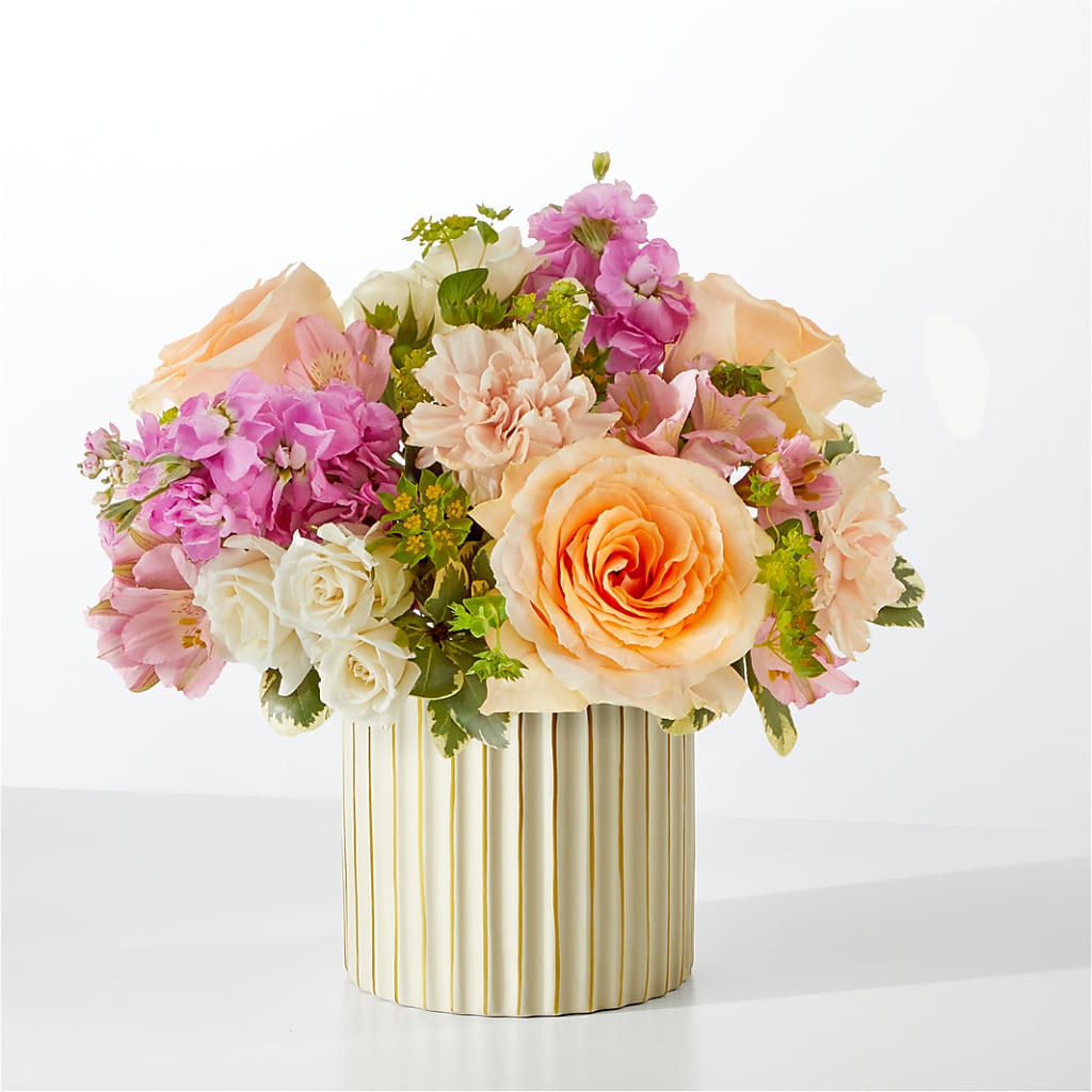 Paradise Bouquet with Ivory Vase – Blooms And Gifts, Concord CA