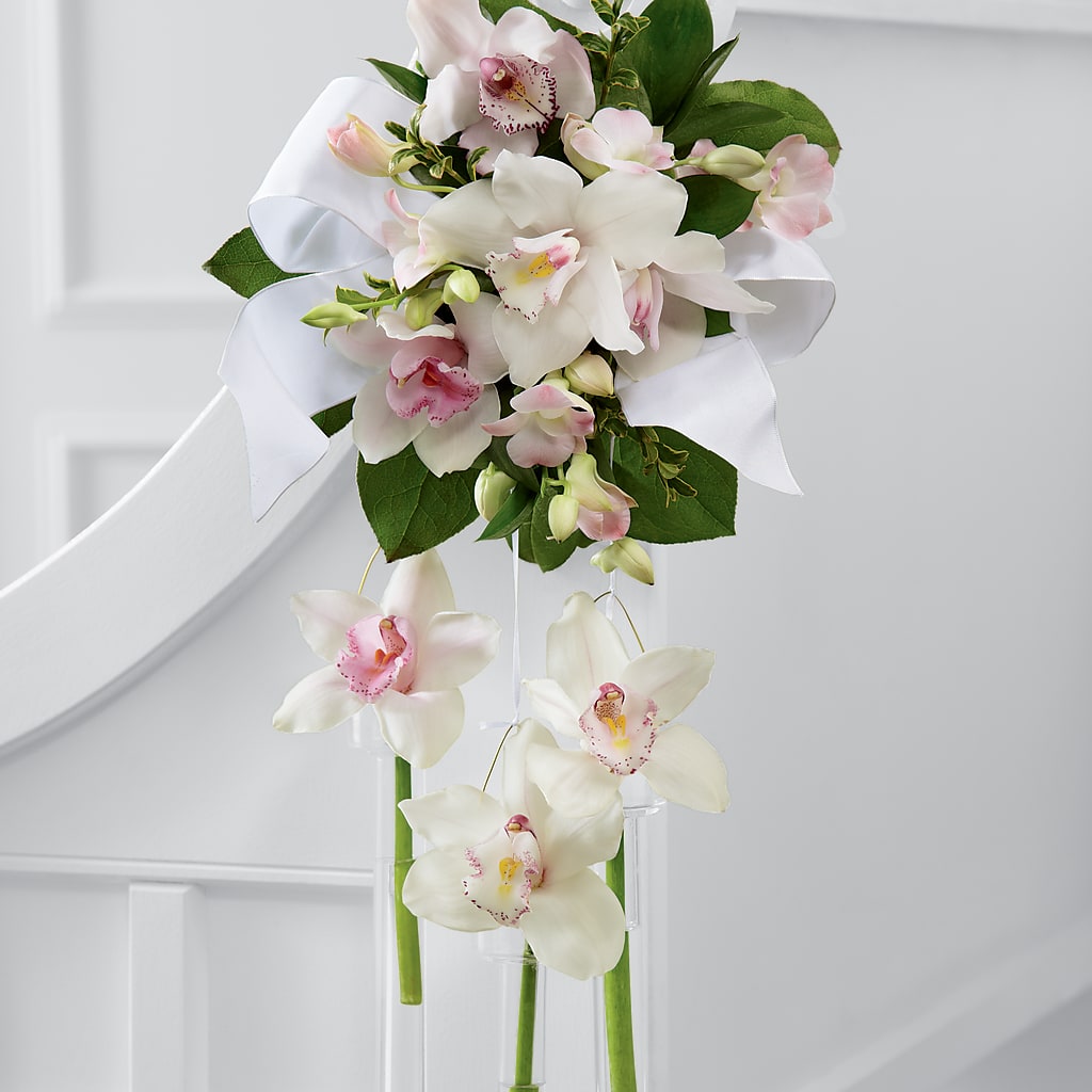 Perfect Entrance Pew Arrangement – Blooms And Gifts, Concord CA