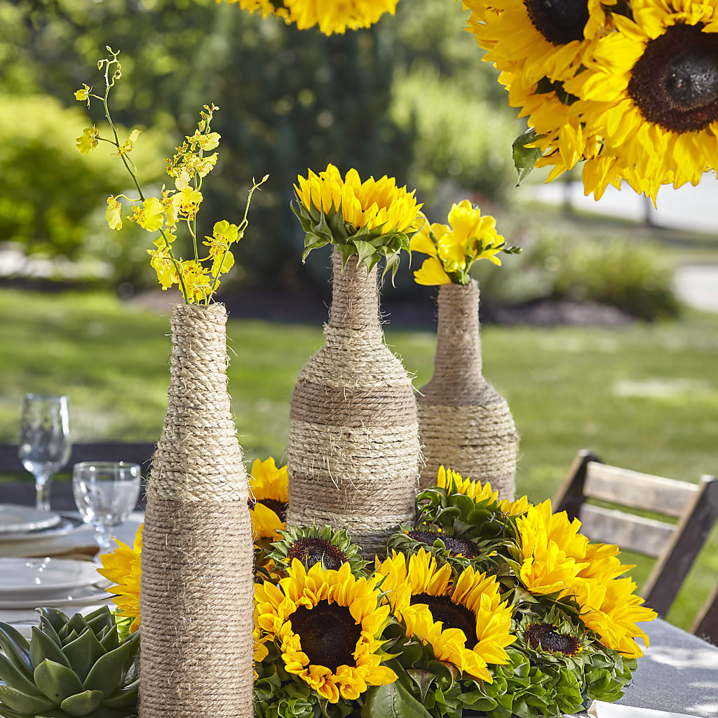 Sublime Garden Centerpiece – Blooms And Gifts, Concord CA