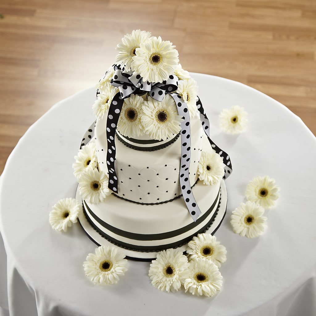Simple Sophistication Cake Décor – Blooms And Gifts, Concord CA