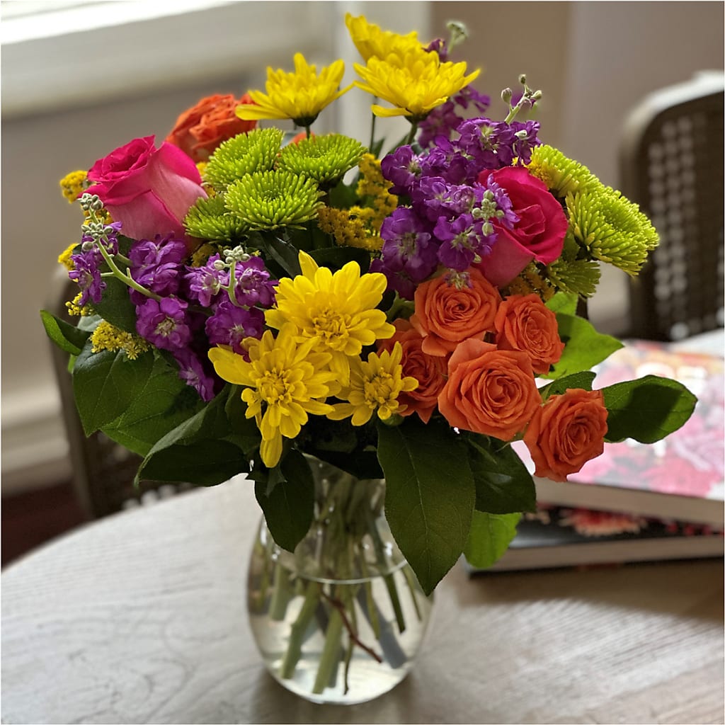 Bold & Bright – A Florist Original –  Blooms And Gifts, Concord CA
