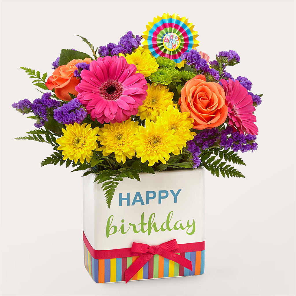 Birthday Brights Bouquet –  Blooms And Gifts, Concord CA