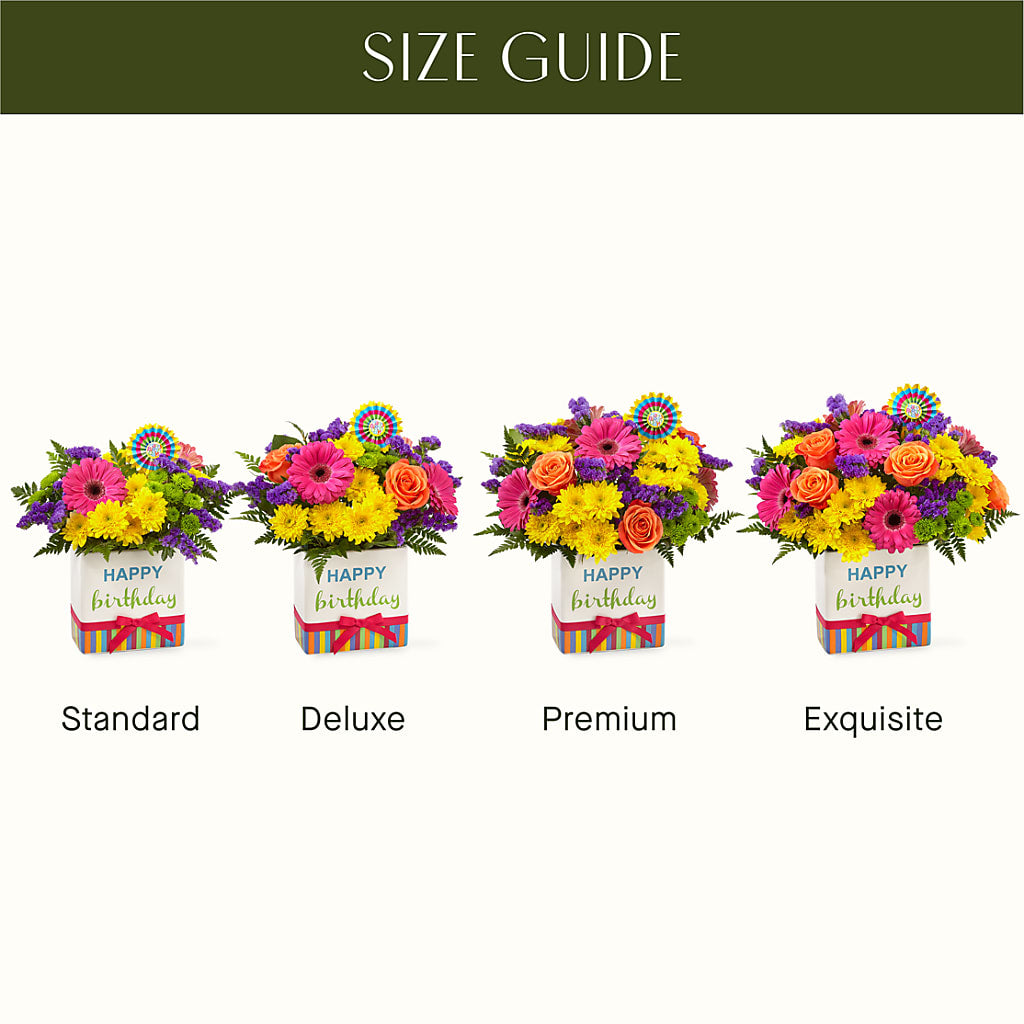 Birthday Brights Bouquet –  Blooms And Gifts, Concord CA