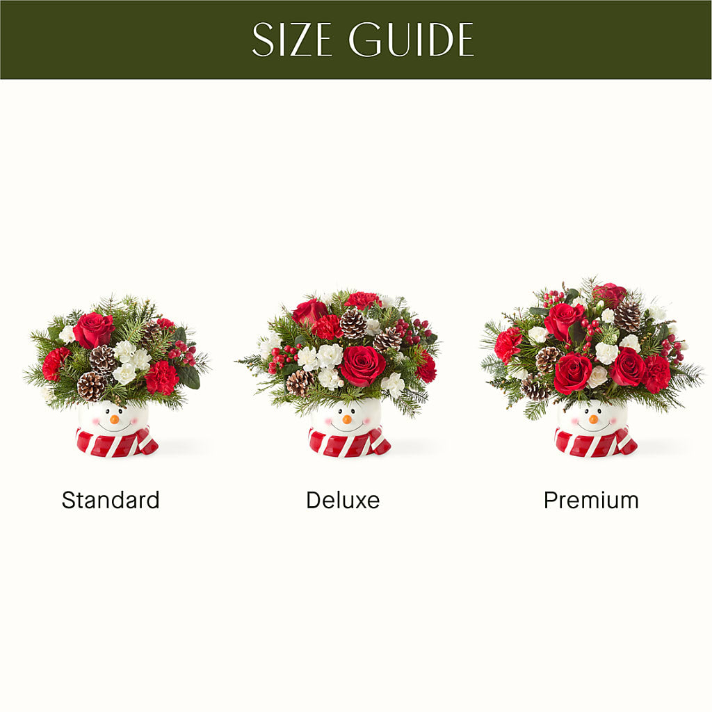 Jolly Snowman Bouquet –  Blooms And Gifts, Concord CA