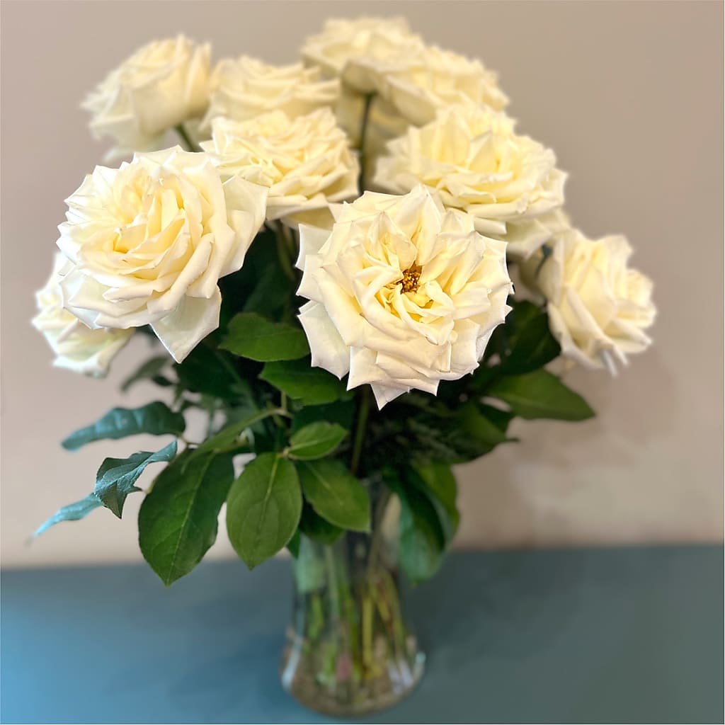 Long Stem Yellow Rose Bouquet –  Blooms And Gifts, Concord CA