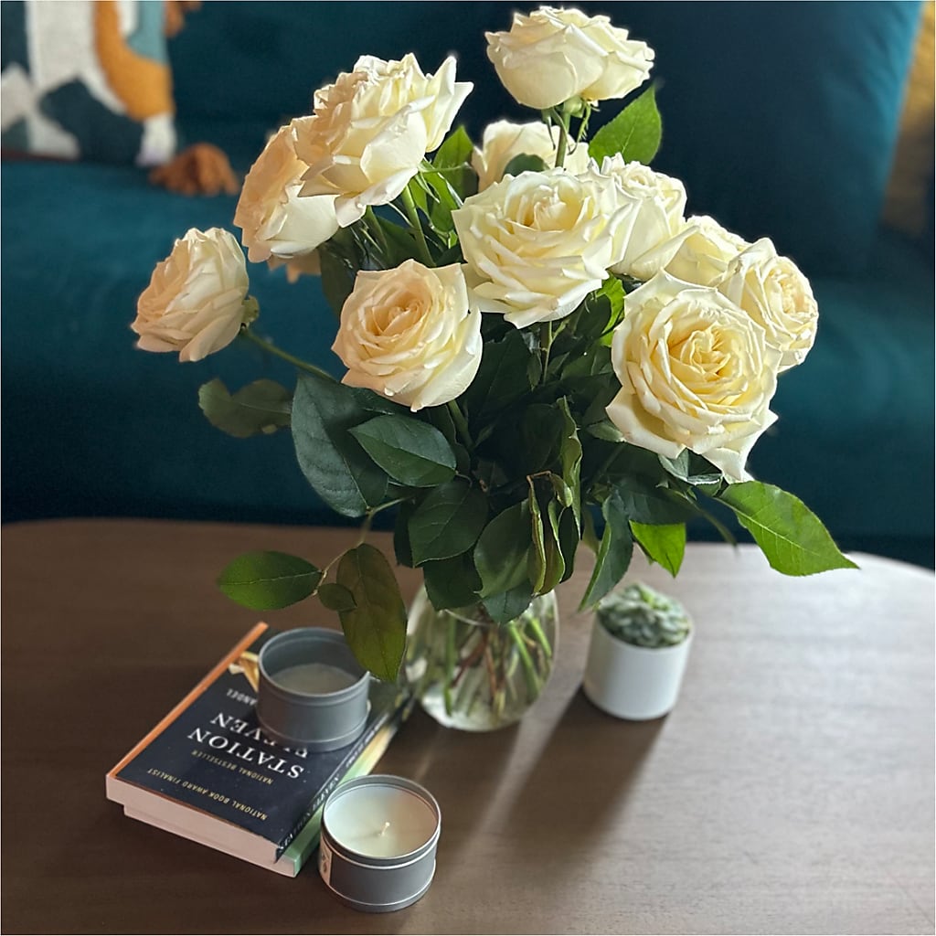 Long Stem Yellow Rose Bouquet –  Blooms And Gifts, Concord CA