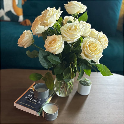 Long Stem Yellow Rose Bouquet –  Blooms And Gifts, Concord CA
