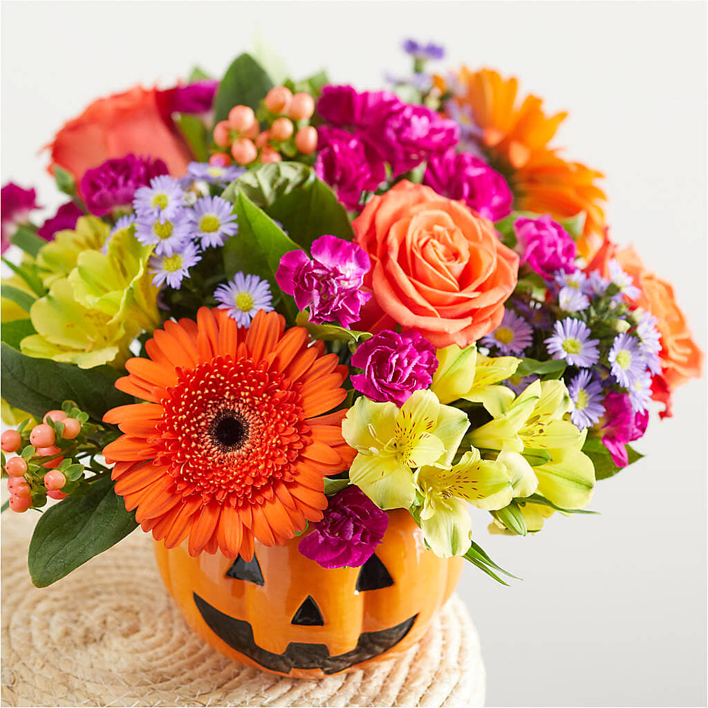 Tricks & Treats Pumpkin –  Blooms And Gifts, Concord CA