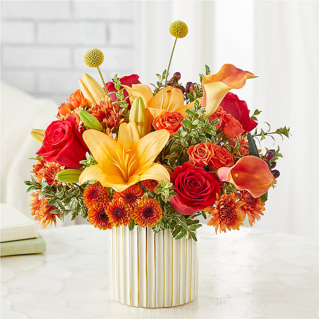 Scarlet Skies Bouquet –  Blooms And Gifts, Concord CA