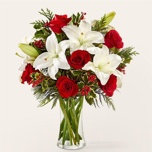 Sparkling Snowflakes Bouquet –  Blooms And Gifts, Concord CA