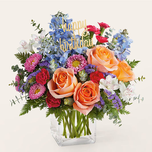 Birthday Bash Bouquet –  Blooms And Gifts, Concord CA