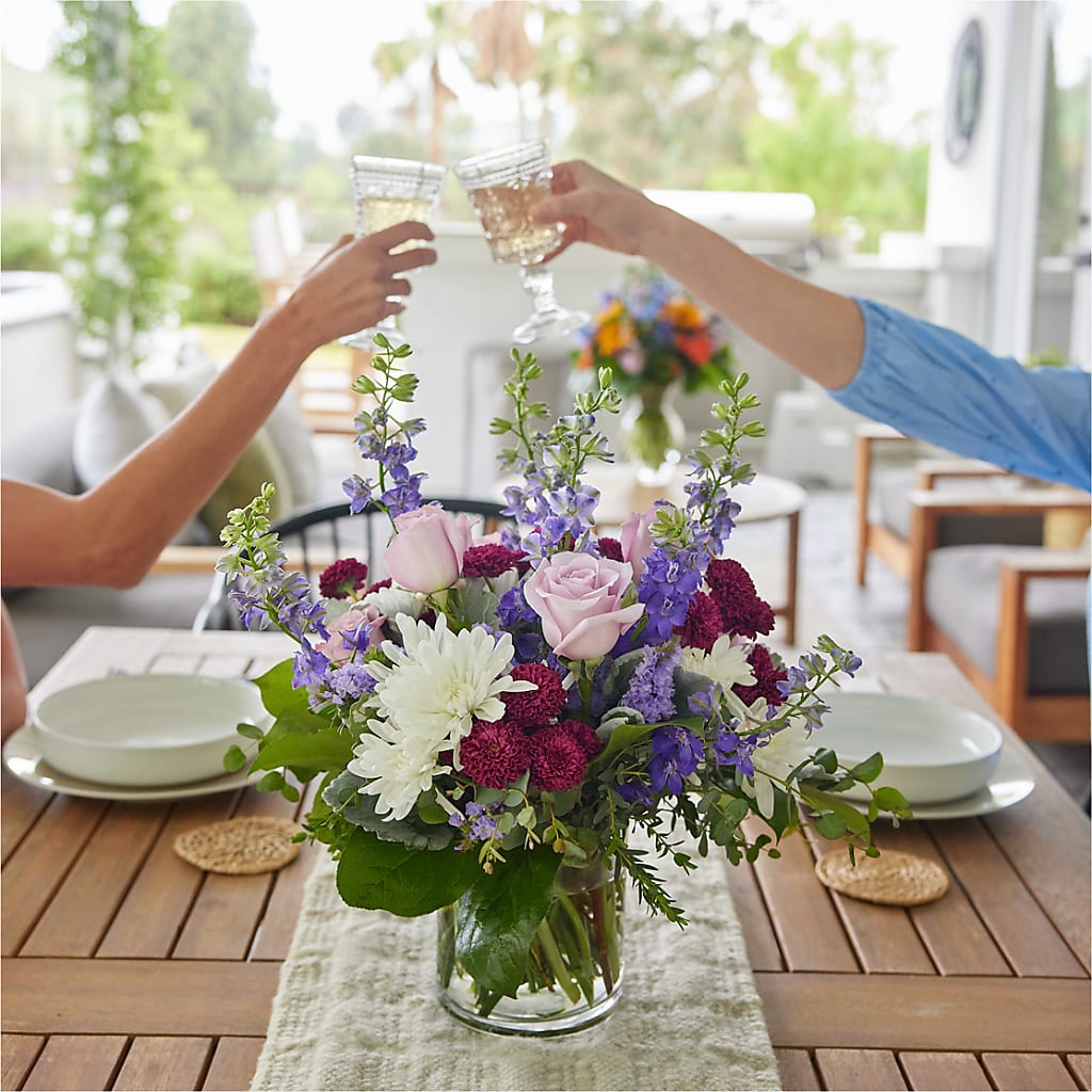 Violet Frost Bouquet –  Blooms And Gifts, Concord CA
