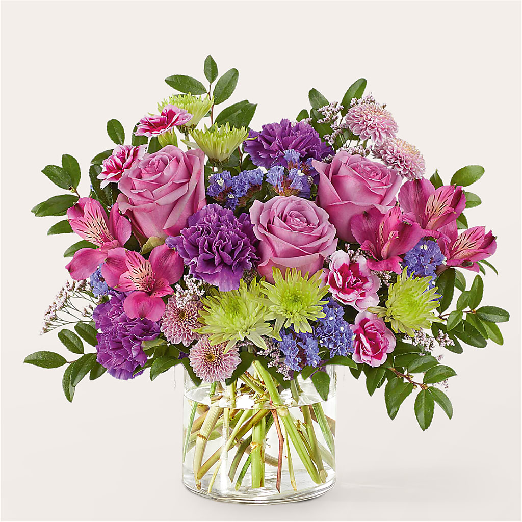Glass Half Full Bouquet –  Blooms And Gifts, Concord CA