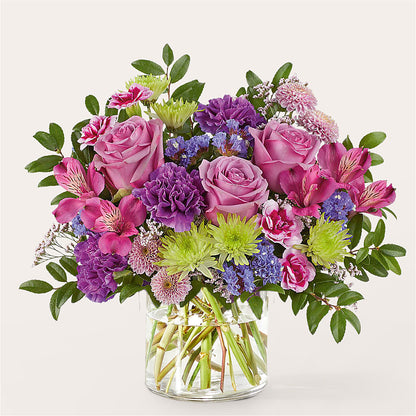 Glass Half Full Bouquet –  Blooms And Gifts, Concord CA