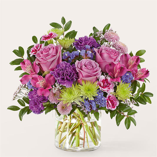 Glass Half Full Bouquet –  Blooms And Gifts, Concord CA